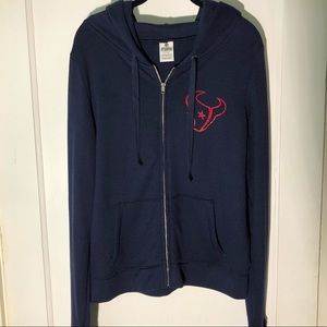 VS PINK Houston Texans full zipped Hoodie Sweater